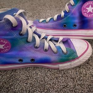 Custom Lavender High-Top Converse